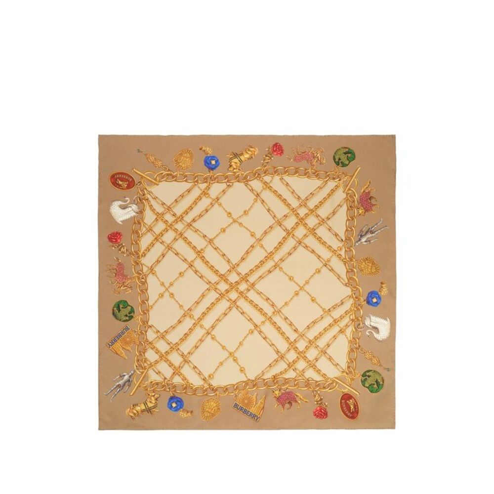 Burberry Neutrals Scarves Men